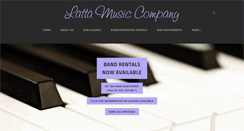 Desktop Screenshot of lattamusic.com